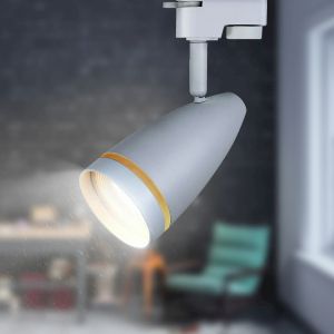 Трековый светильник однофазный ЭРА TR49 - GU10 WH под лампу GU10 матовый белый Трековый светильник однофазный ЭРА TR49 - GU10 WH под лампу GU10 матовый белый