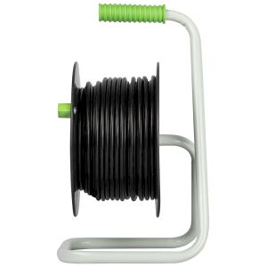Удлинитель силовой ЭРА GREEN LINE KAT-2x1.5-20m Greenline на катушке пластик 4 розетки без заземления 20м ПВС 2x1.5мм2