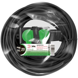Удлинитель силовой ЭРА GREEN LINE UDL-KG-3x2,5m-20m-IP44 с крышками с заземлением 4 розетки 20м КГ 3x2.5мм2 IP44 Удлинитель силовой ЭРА GREEN LINE UDL-KG-3x2,5m-20m-IP44 с крышками с заземлением 4 розетки 20м КГ 3x2.5мм2 IP44