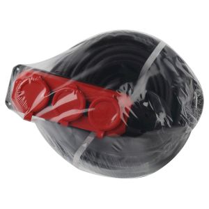 Удлинитель силовой ЭРА UK-3e-3x1,5-30m-IP44(KG) с заземлением 3 розетки каучук 30м КГ 3х1,5мм2 IP44