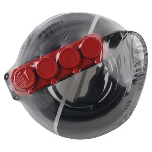 Удлинитель силовой ЭРА UK-4e-3x1,5-50m-IP44(KG) с заземлением 4 розетки каучук 50м КГ 3х1,5мм2 IP44