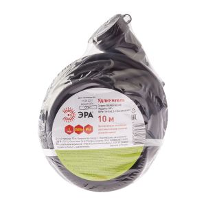 Удлинитель силовой ЭРА UPx-1e-3x2,5-10m-IP44(KG) в бухте с заземлением 1 розетка 10 м КГ 3х2,5мм2 Удлинитель силовой ЭРА UPx-1e-3x2,5-10m-IP44(KG) в бухте с заземлением 1 розетка 10 м КГ 3х2,5мм2