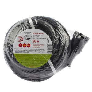 Удлинитель силовой ЭРА UPx-1e-3x2,5-20m-IP44(KG) в бухте с заземлением 1 розетка 20 м КГ 3х2,5мм2 Удлинитель силовой ЭРА UPx-1e-3x2,5-20m-IP44(KG) в бухте с заземлением 1 розетка 20 м КГ 3х2,5мм2