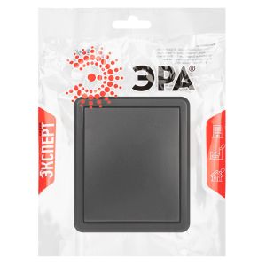 Выключатель ЭРА Эксперт 11-1201-05 10АХ-250В IP20 ОУ антрацит Выключатель ЭРА Эксперт 11-1201-05 10АХ-250В IP20 ОУ антрацит