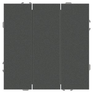 Выключатель ЭРА Galaxy 15-1107-06 тройной 10АХ-250В IP20 графит