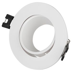 Встраиваемый светильник декоративный ЭРА KL90 WH MR16/GU5.3 белый, пластиковый Встраиваемый светильник декоративный ЭРА KL90 WH MR16/GU5.3 белый, пластиковый