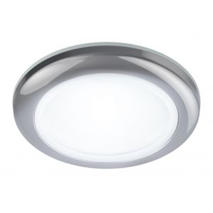 WR1 CH Светильник ЭРА влагозащищенный MR16,12V/220V, 50W  хром (100/2400)
